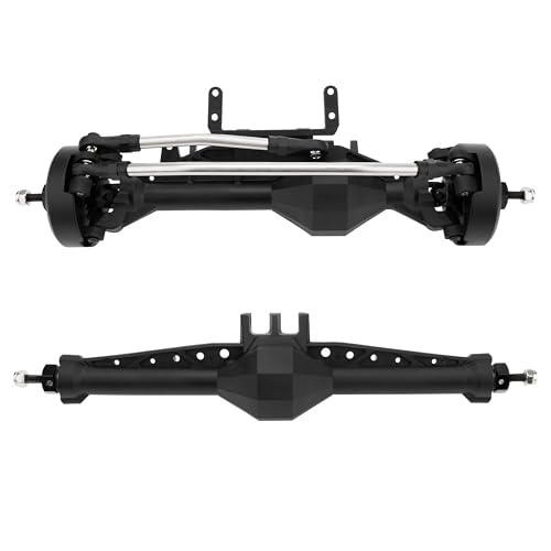 MEUS RACING 1/10 Nylon ISO Stright Axles with Front Axle Counterweight for Axial Capra II SCX10 II and Other DIY 1/10 RC Crawler (AR44/AR45 Wheel Distance 194MM) - style: AR44/AR45 Wheel Distance 194MM