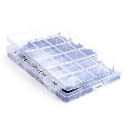 1000pcs Universal RC Screw Kit Screws Assortment Set 304 Stainless Steel Hardware Fasteners for SCX10 TRX4 All Series RC Cars Trucks Crawler, RC Screw Kit, Car Body Clips Pins