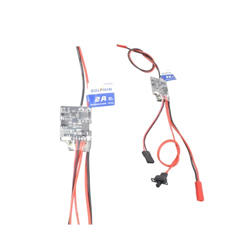 2A Brushed Bidirectional ESC for 130/180 Motor RC Car Boat Tank