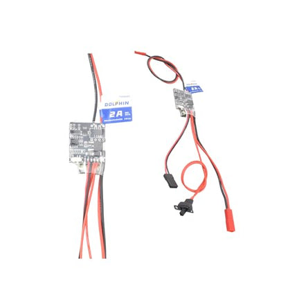 2A Brushed Bidirectional ESC for 130/180 Motor RC Car Boat Tank