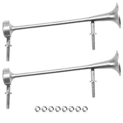 2Pcs Vgoohobby 1/14 Scale Simulation Metal Speaker Whistle Decoration Compatible with 1/14 Tamiya RC Tractor Scania R620 Actros 3363 Arocs Man TGX Truck Car(41mm) - size: 41mm