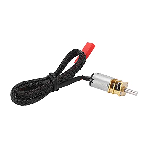 N20 DC Geared Motor, 300 RPM Speed Reduction, RC Car Motor, Compact Size for DIY Hobbyists, Small-Scale, and Robotics Projects