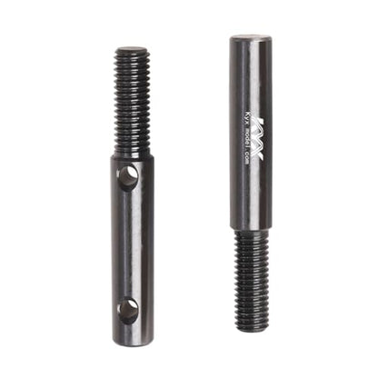 KYX Racing Hard Steel Front Rear Portal Stub Axle Drive Shaft Upgrades Parts Accessories for 1/8 RC Crawler Car Axial AXP8 Gilamon