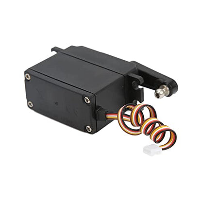 RC Car Steering Servo, 5 Wire Servo High Torque Metal Gear Steering Servo Motor with Servo Arm 104001 to 1923 for 104001 1/10 RC Car Spare Parts