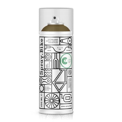 Spray.Bike Spray Paint - Eagle (Muted Olive Brown) | Designed Mainly for Bicycles | Multi-Use Acrylic Spray Paint for Metal, Plastic | High Coverage Bike Paint, 400ml - color: Eagle