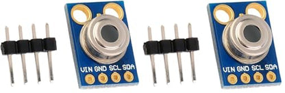 HiLetgo GY-906 MLX90614ESF Non-Contact Infrared Temperature Sensor Module IIC I2C Serial for Arduino (Pack of 2) - size: Small (Pack of 2)