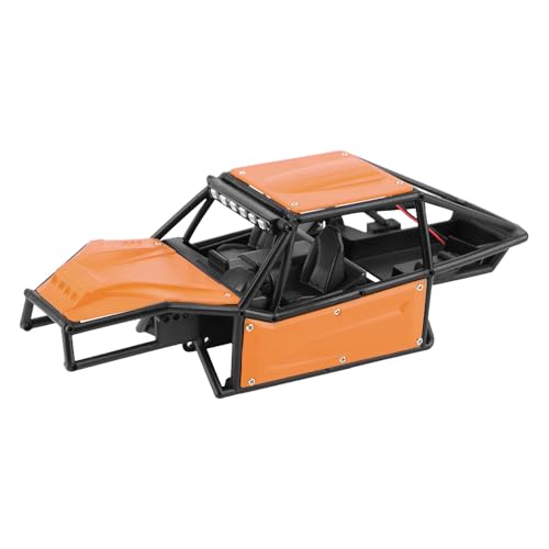 GLOBACT RC Body Shell Nylon Chassis Kit for 1/18 TRX4M (Yellow) - color: Yellow