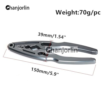 RC Multi-Function Shock Pliers Aluminum Alloy RC Clamps 3.0 3.5 4.0 Shock Pivot Balls Tie Rods Shafts Assembly Disassembly Tool For 1/8 1/10 Crawler On Off Road Buggy Truck Car (Titanium) - color: Titanium