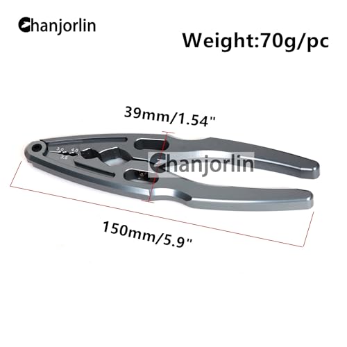RC Multi-Function Shock Pliers Aluminum Alloy RC Clamps 3.0 3.5 4.0 Shock Pivot Balls Tie Rods Shafts Assembly Disassembly Tool For 1/8 1/10 Crawler On Off Road Buggy Truck Car (Titanium) - color: Titanium