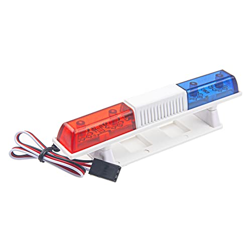 ShareGoo RC Car LED Roof Light Bar Decorative Light Compatible with Traxxas HSP HPI Tamiya 4WD Axial Arrma 1/10 1/8 Scale RC Rally Cars Truck