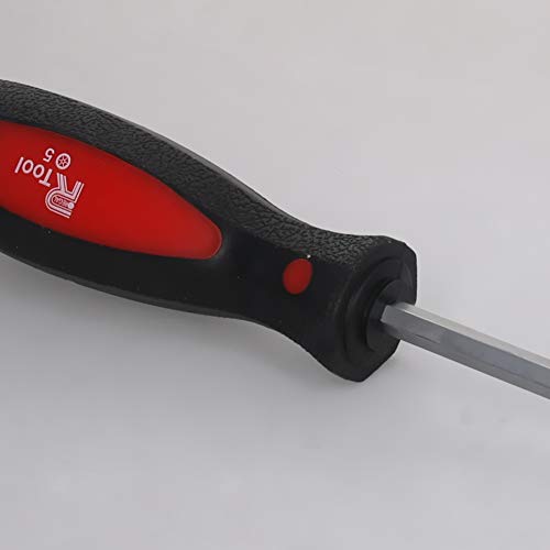 Utoolmart 5mm x 100mm Ball Head Precision Screwdriver Hex Design Wrench Hand Tool 1Pcs - color: 1pcs, size: 5×100×80mm