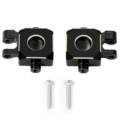 RC Cars Crawler Parts Compatible with TRX4M 1/18 RC Crawler Upgrade Parts Brass Caster Blocks C-hubs Axle Diff Cover Steering Cup Shock Cap(Steering Knuckle) - size: Steering Knuckle