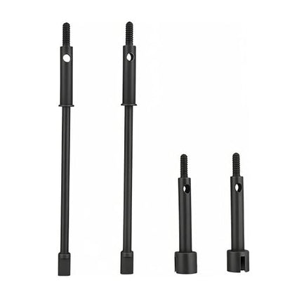 4mm Widened CVD Driveshaft Set for Axial SCX24 1/24 RC Crawler 90081 | Front Rear,Metal,Universal Joint,Upgrade Parts,High Strength,Precision Fit,Wear Resistant,Easy Installation