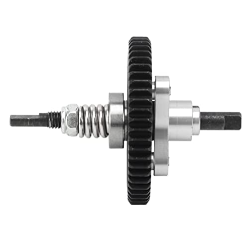 Aluminum Steel Differential Slipper Clutch, Slipper Clutch Assembly, 54T Aluminum Steel Differential Gear Slipper Clutch for Traxxas Slash 4x4 1/10 RC Car (Silver) - color: Silver