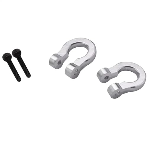 Compatible with SCX10 for Trx4 1/10 RC Crawler RC Parts Accessories 8Pcs Metal Trailer Hook Hitch Tow Shackles RC Car Accessories