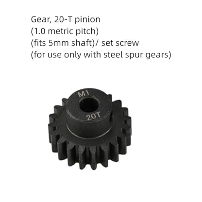 2Pcs Hardened Steel 20T Motor Pinion Gear for Traxxas 1/5 X-Maxx XMAXX 6S 8S 1/6 XRT 1/10 EREVO 2.0 Maxx Upgrade Parts