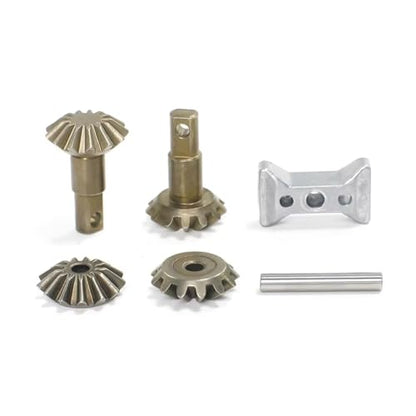for Traxxas for Slash 4x4 for Stampede for Rustler for Hoss HQ727 Gears 6882X Metal Differential Gear Set Output Gears RC Car Repair Kit