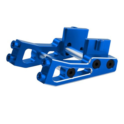 Aluminum Alloy Rear Wing Mount for Arrma 1/14 Typhon GROM Upgrade Parts (Blue) - color: Blue