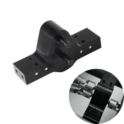 Aluminum Gearbox Transfer Case Compatible with 1/10 RC Crawler Trucks Compatible with D110 and Similar Models Upgrade Parts