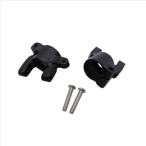 RC Steering Knuckles For Axial For SCX10 II 90046 1/10 2pcs CNC Metal Front Steering Knuckles C Hub Carrier Rear Axle Lock Out Set RC Car Parts