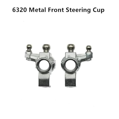 RC Crawlers Components For SCY 16101 16102 16103 16201 16101 Pro 16102 Pro 16103Pro 16201Pro Metal Front Steering Cup Rear Hub Carrier 1/16 RC Car Upgrade Parts(Front) - size: Front