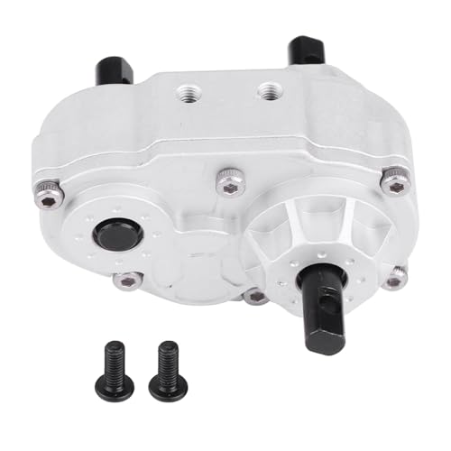 RC Transfer Case, RC Crawler Metal Transfer Gearbox 50x40x27mm/1.97x1.57x1.06in Model Vehicle Replacement Accessory for 1/10 RC Crawler Car