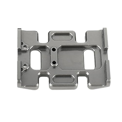 CNC Aluminum Center Frame Brace Transmission Skid Plate Gearbox Mount for AXIAL SCX10 1/10 RC Rock Crawler Upgrade Parts (Titanium -2) - color: Titanium -2