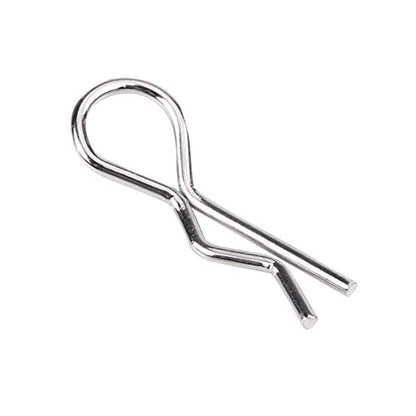 50PCS Stainless Steel RC Body Clips Pins, 1/10 1/12 1/16 Scale Metal RC Car Body Clip Pins for RC Car Truck Cler