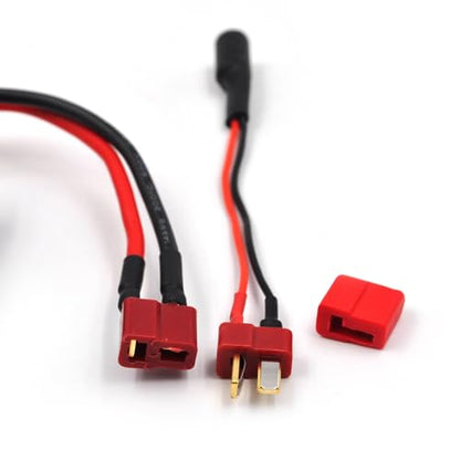 (2-Pack) 7.2V 3000mAh Ni-MH Battery with Connector for RC Vehicles | For LOSI, Associated, HPI, Kyosho and Tamiya RC cars, trucks, boats and buggies; includes 4.8V–12V Ni-MH/Ni-Cd charger. - color: 7.2V 3000mAh T-Plug