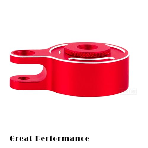 RC Aluminum 25T Fixed Link Steering Servo Saver Upgrades Part for 1/8 Typhon 3S BLX 1/10 Big Rock Granite Senton 3S BLX Kraton Outcast 4S BLX,Red - color: Red - (Upgrades Part)