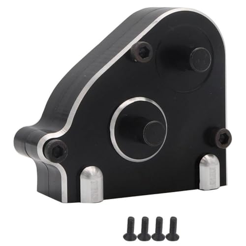 COMODO RC Crawler Transfer Case Gearbox 1/12 Scale Metal Upgrade Part Compatible with MN G500 MN86 MN86S MN86K MN86KS(Black) - color: Black