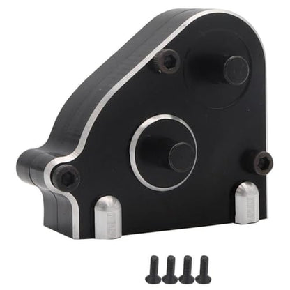 COMODO RC Crawler Transfer Case Gearbox 1/12 Scale Metal Upgrade Part Compatible with MN G500 MN86 MN86S MN86K MN86KS(Black) - color: Black