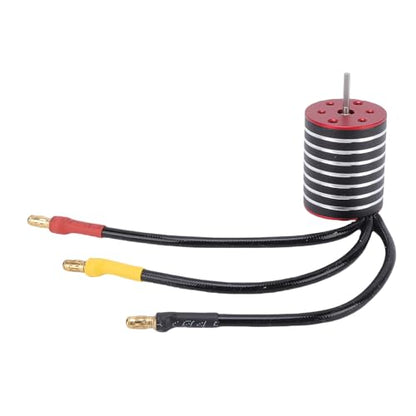 7200Kv Sensored Brushless Motor Combo | 35A ESC High for 1/18 1/16 1/14 RC Racing Car CNC Aluminum (6300KV) - size: 6300KV