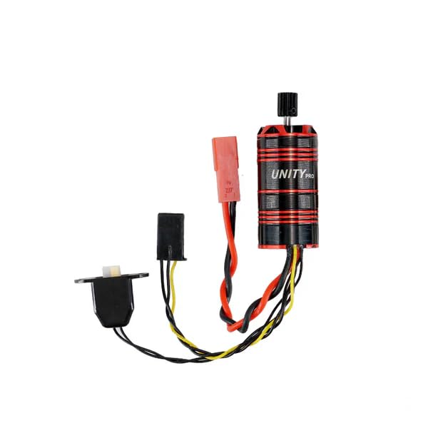 FURITEK Unity PRO 3500kv 2-in-1 Micro FOC Brushless System Included Inrunnner Motor with Integrated ESC & Receiver for REDCAT ASCENT-18 1/18 Upgrade Electronics (HELIDIRECT)