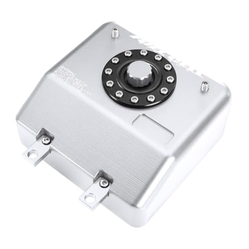 H10 Aluminum Alloy Simulated Cell Receiver Equipment Box Electric Box Fuel Tank for 1/10 RC Crawler Car Vanquish H10 Optic LCG Upgrade Parts (Silver) - color: Silver