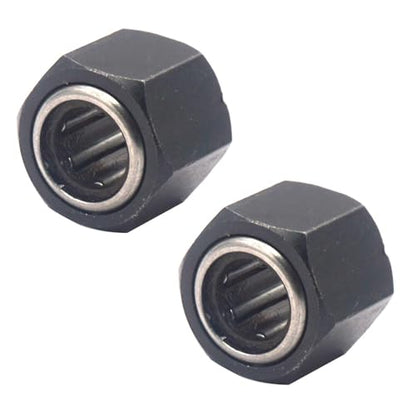 2-Pack 12mm hex nut one Way Bearing for rc Cars - Compatible with Vertex vx 18 16 sh21 and Nitro rc Cars Like hpi Savage x 4.6 Parts