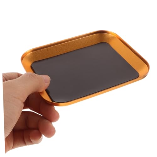 Zerodeko RC Screw Tray Aluminum Alloy Tool for Model Repair Metal Parts Organizer Compatible RC Cars and Drones Sturdy Storage Bowl for Screws and Nuts
