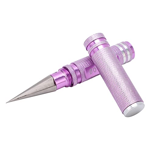 0-14mm Universal RC Reamer Hole Puncher with Aluminum Handle, Curved Scissor Drills Set for RC Car Truck Tank Drone Body Shell Mounting (Purple) - color: Purple
