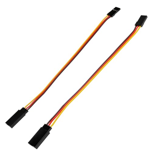 20Pcs Servo Extension Cable and Y Harness Splitter for RC Airplane Car Drone, Compatible with JR Futaba Spektrum (1.97nch /5.9-Inch)