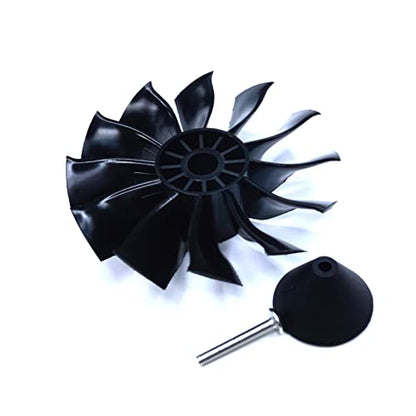 EDF 70mm pro CW 6S 2100KV 12 Blades 25.2V Electric Ducted Fan, Hobby RC Jet Engine Propeller, RC Car Parts High Speed Brushless Motor, Remote Control Model Replacement Airplane Parts DIY - color: Edf 70pro Cw, size: 6S 2100KV