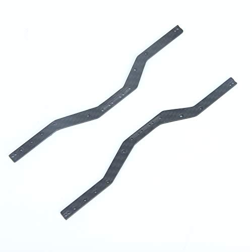 LCX Racing 1/24th RC Crawler Car Carbon Fiber Chassis Frame Rail for Axial SCX24, Upgrades Parts Accessories