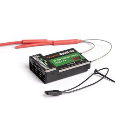 JeeFly RC Receiver FS-iA10B 10-Channel 2.4GHz Remote Control Receiver with iBus/PPM Dual Antenna AFHDS2 Compatible with FS-i6/i6S/i10 Transmitters for RC Drones, Airplanes & Helicopters