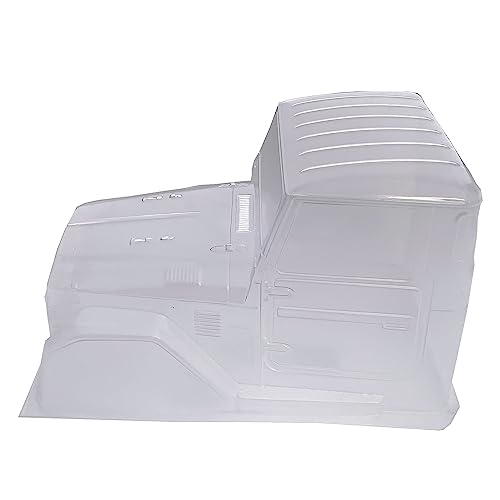 1/10 Scale RC Crawler Car Transparent Clear Lexan Body Shell Truck Head (Cab C)
