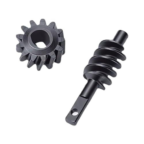 Fockety RC Steel Axle Differentials Gear, Gear Set for SCX30 1/30 RC Crawler Car 2T 13T Front and Rear Overdrive Differential