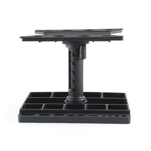 RC Stand Rotatable Workstation Adjustable Repair Stand Repair Tray Platform PP Material Rotation Feature Suitable for RC Car Truck Work