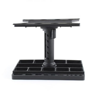 RC Stand Rotatable Workstation Adjustable Repair Stand Repair Tray Platform PP Material Rotation Feature Suitable for RC Car Truck Work