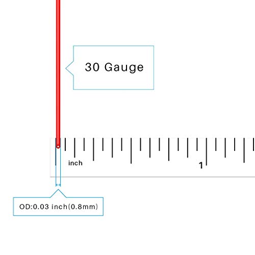 BNTECHGO 30 Gauge Silicone Wire Brown 100ft Stranded Tinned Copper Wire | Flexible 30 AWG Stranded Wire Silicone Rubber Insulation For RC Models, Drone, Robot, LED Lighting Systems, 3D Printer, DIY - size: 30 gauge silicone wire 100ft, style: Brown