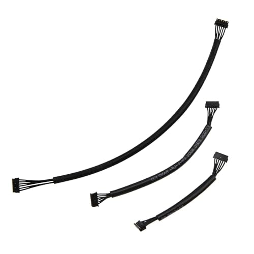 3pcs Sensor Harness Cable Adapter for rc - 80/120/200mm, Compatible with hobbywing esc and xerun Series, sensored brushless Motor and esc, bl Motor