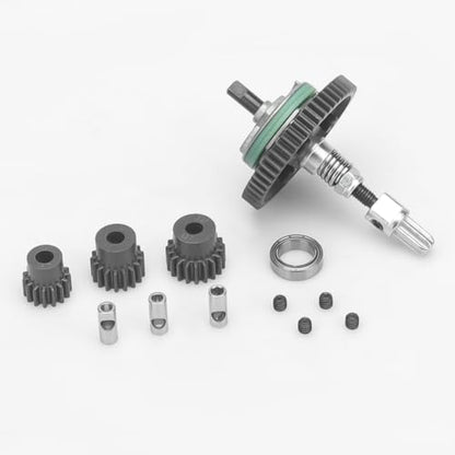 daitoku Differential Gear Complete Slipper Clutch with 32P 15T/17T/19T Pinions Gear Set for Traxxas Slash Stampede Rustle 4X4, Replacement of 6878