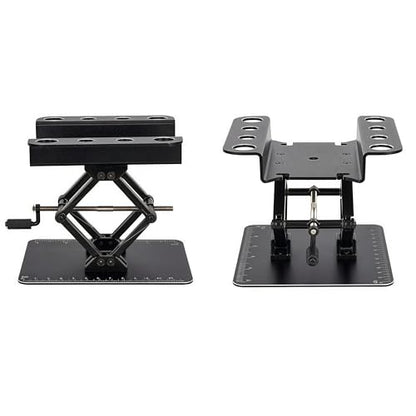RC Car Stand, Aluminum Liftable Adjustable RC Car Work Stand, Repair & Display RC Stand for Traxxas TRX4 Axial Arrma Redcat Losi 1/8 1/10 1/12 1/14 1/16 1/18 1/24 RC Car (Black) - color: Black